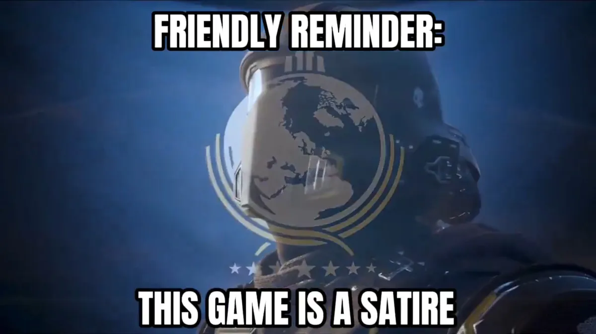 Helldivers 2 Fascism Satire Discourse