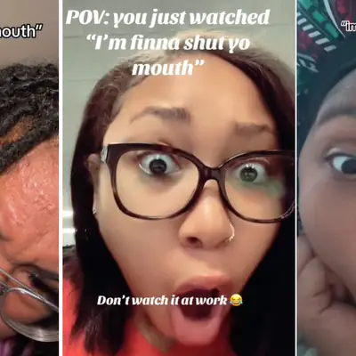 "I'm Finna Shut Yo Mouth" Video (TikTok)