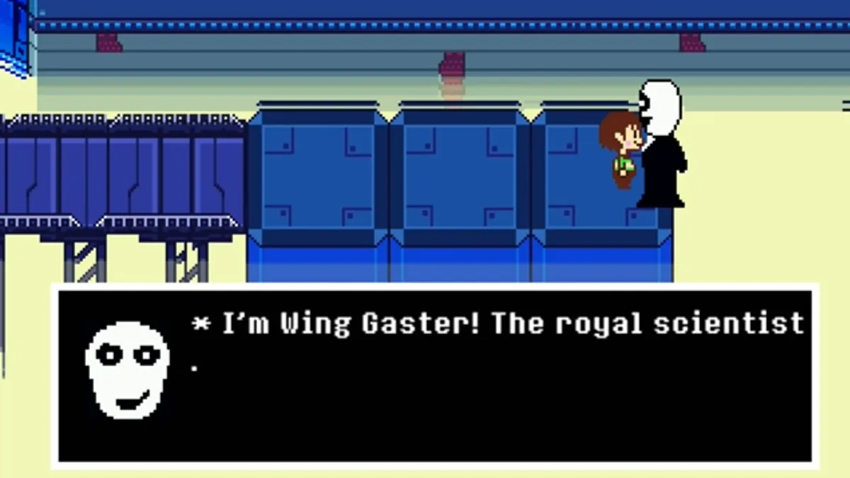 I'm Wing Gaster, the Royal Scientist