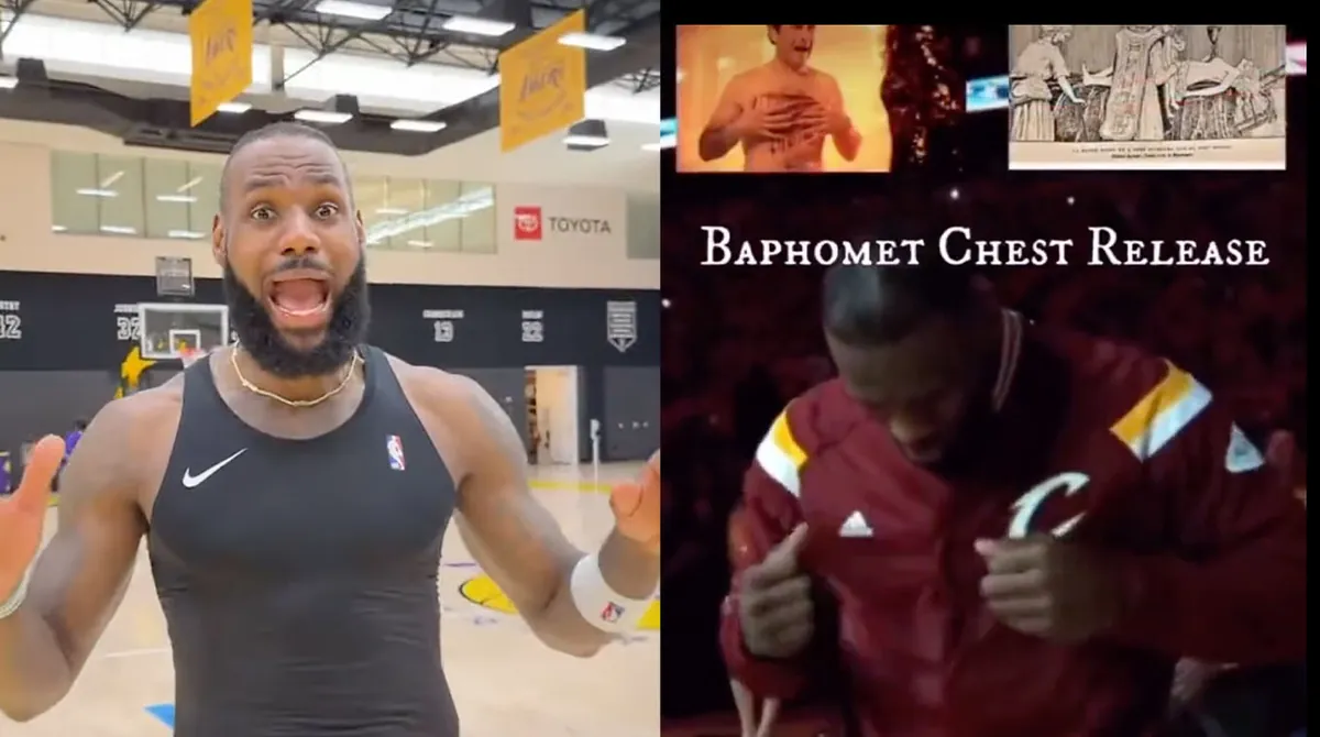 LeBron James Scream / LeBron James Satanic Ritual