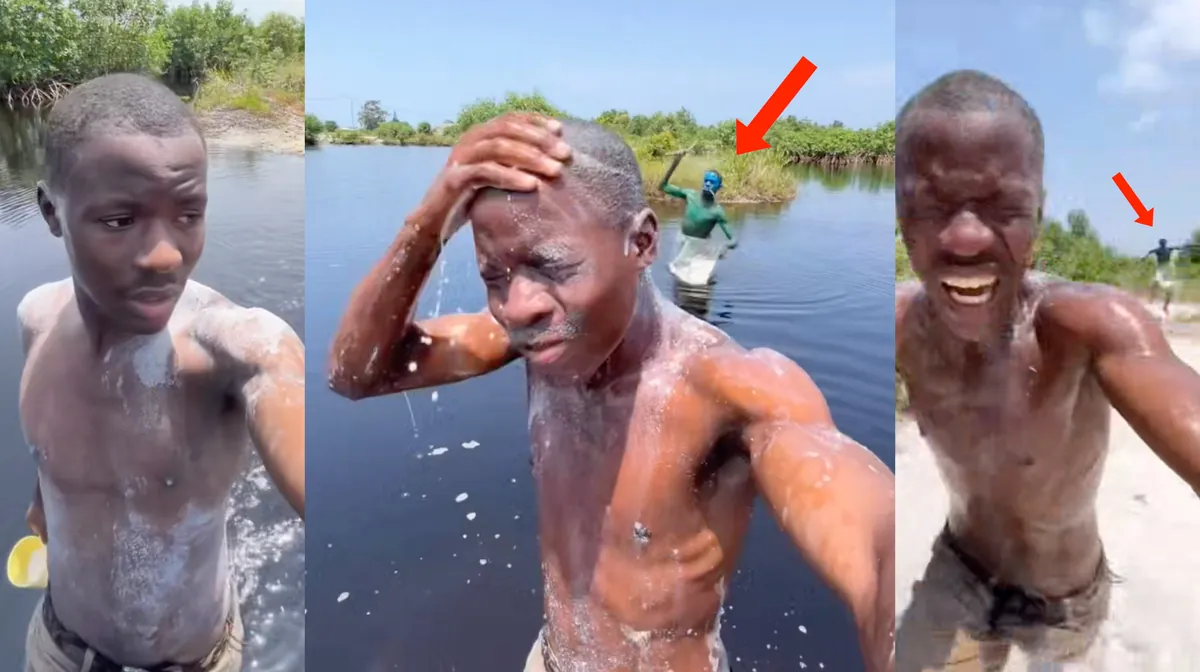 Man Running From Cannibal