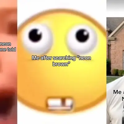 Neon Brown TikTok