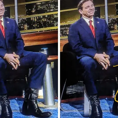 Ron DeSantis High Heels Conspiracy Theory