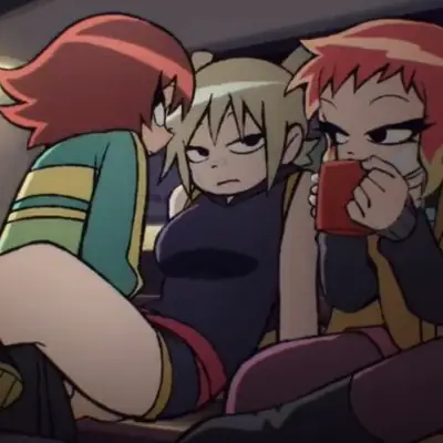 Scott Pilgrim Yuri / Ramona and Roxie Kiss