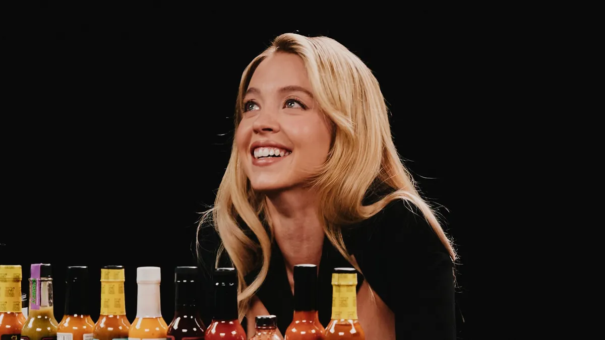 Sydney Sweeney on Hot Ones