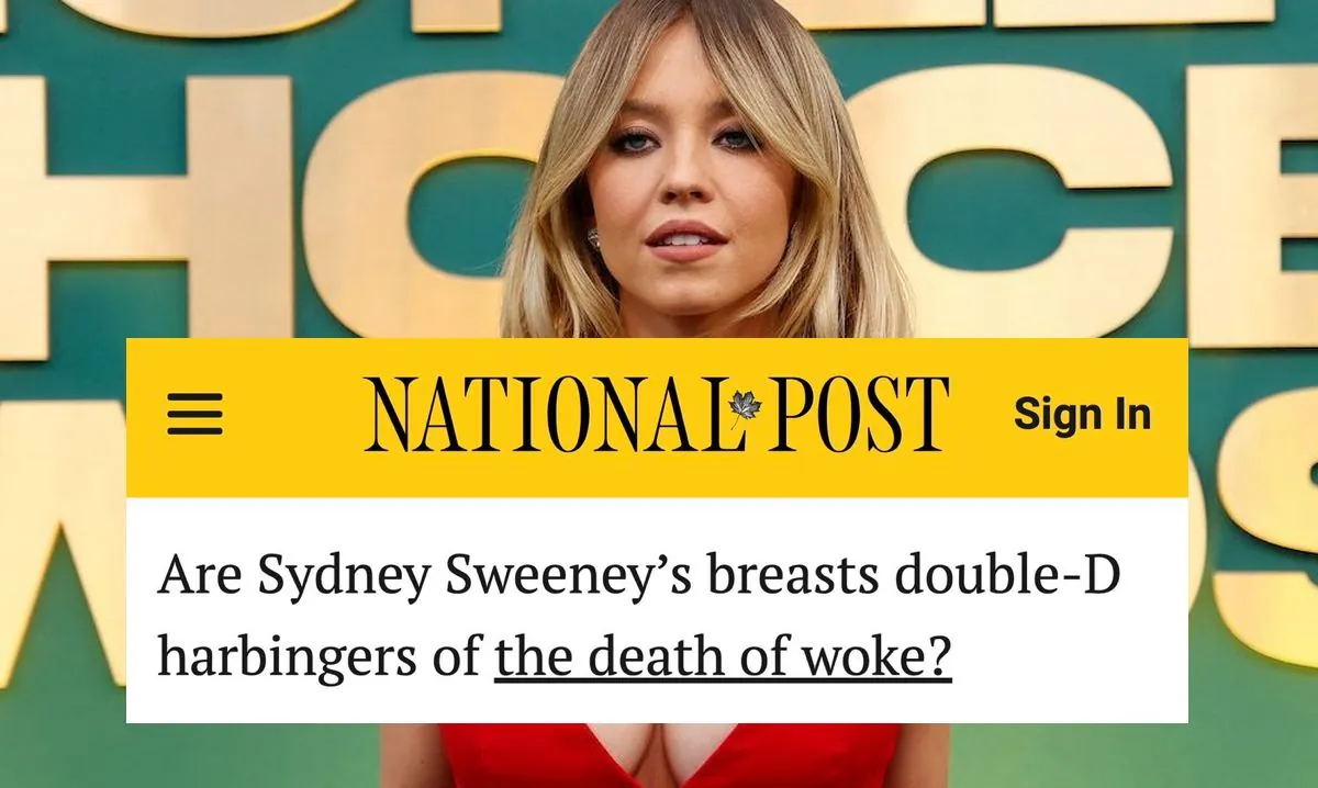 Sydney Sweeney's Anti-Woke Boobs