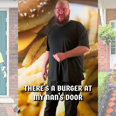 There's A Burger At My Nan's Door