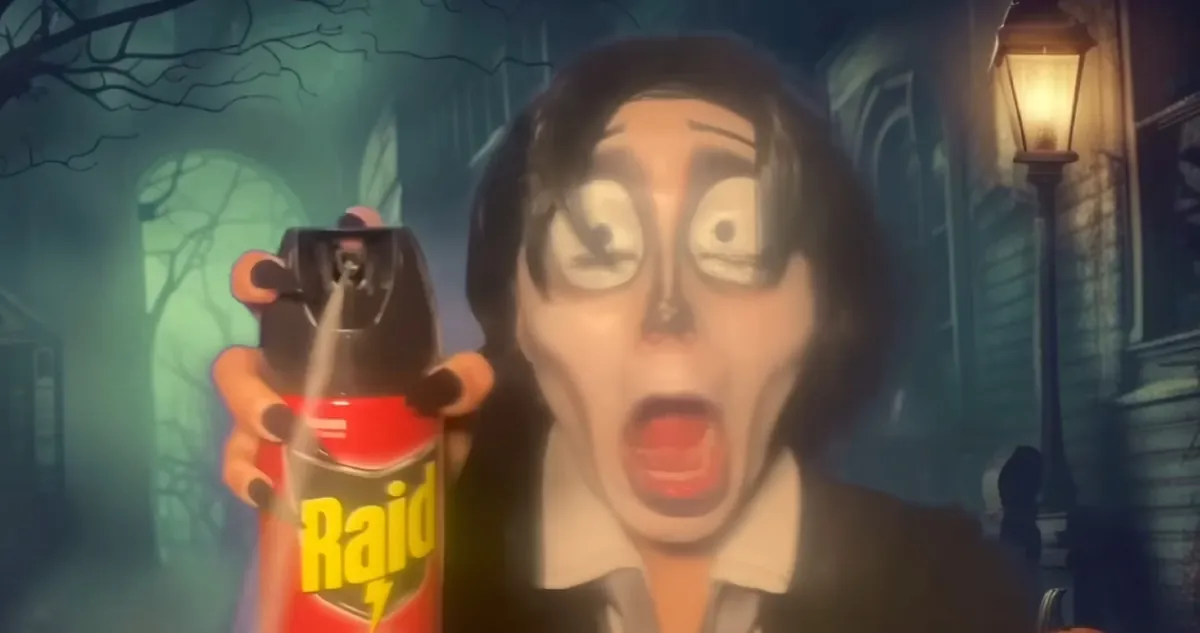 Victor Van Dort Spraying Raid and Screaming