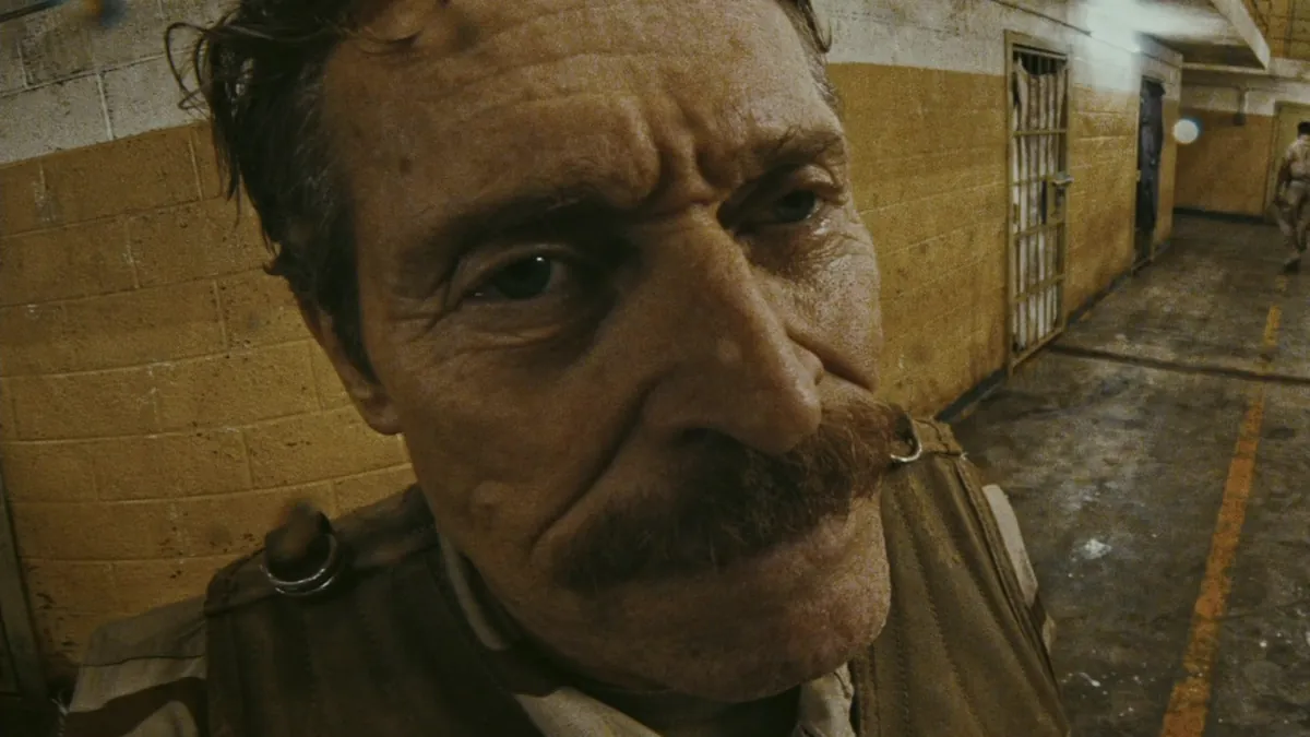 Willem Dafoe Wide-Angle Close-Up