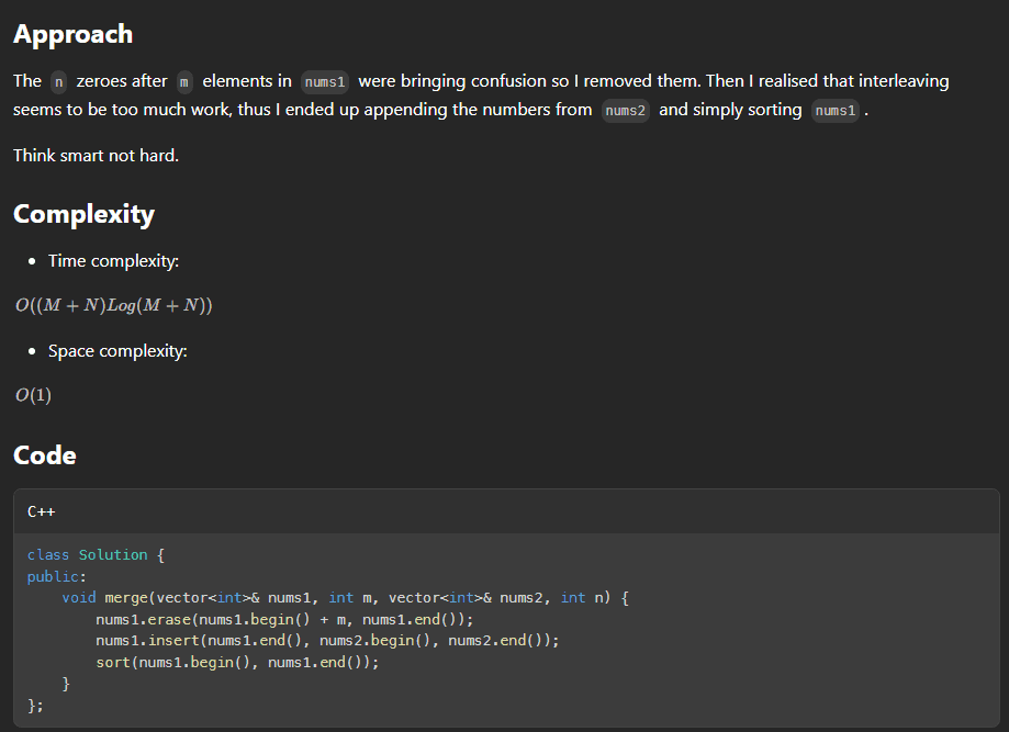 mergeTwoSortedArrays