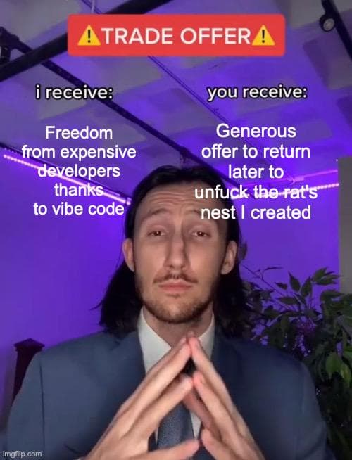 vibeCodeStrategicCorporateMove