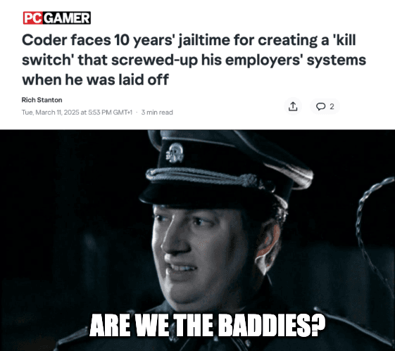 itOnlyKillsWhenSwitchedSoJustDontSwitchIt